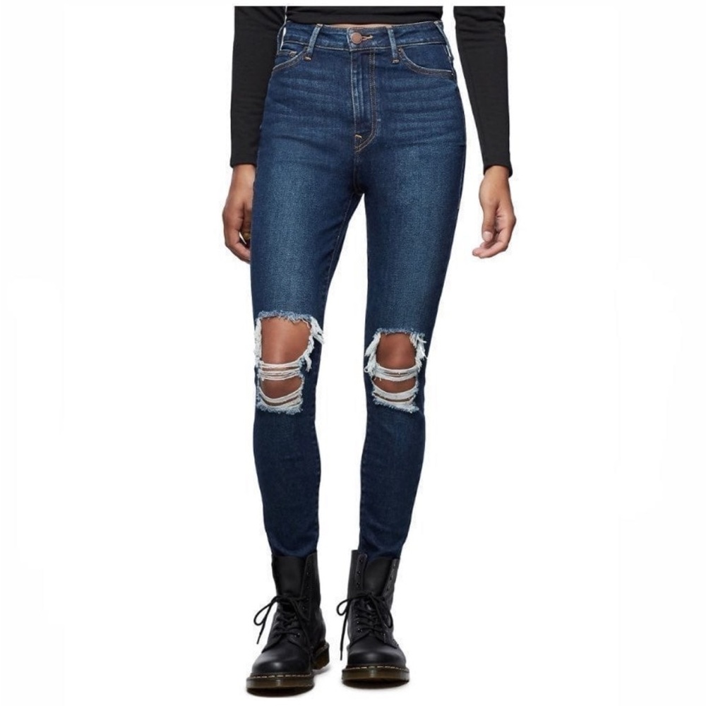 True Religion Caia High Rise Skinny Jean Sz 25 & 26